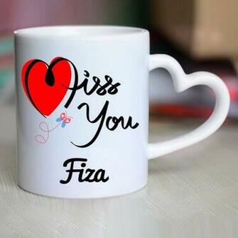 Chanakya I Miss You Fiza Heart Handle Mug Ceramic Price In