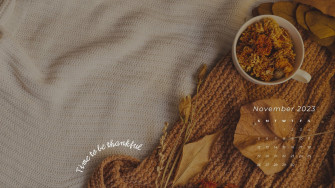 Customizable Autumn Desktop Wallpaper Templates
