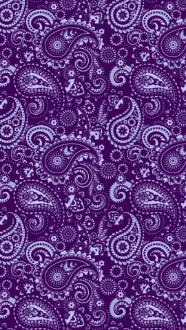 Paisley Purple Hello Wallpaper Phone Patterns Cute