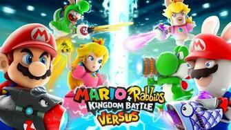 Mario And Peach Vs Rabbids Wallpaper From