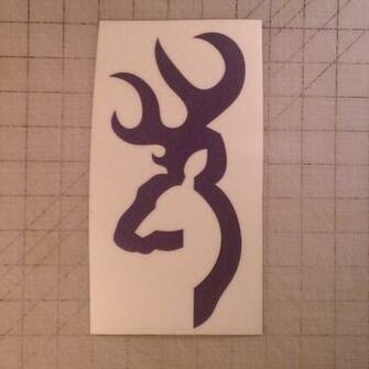 Browning Logo Buck And Doe Wallpaper Deer Decal