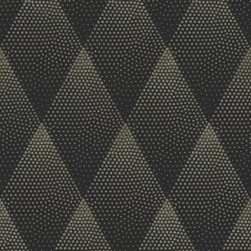 Diamond Burst Geometric Wallpaper In Black Gold I Love