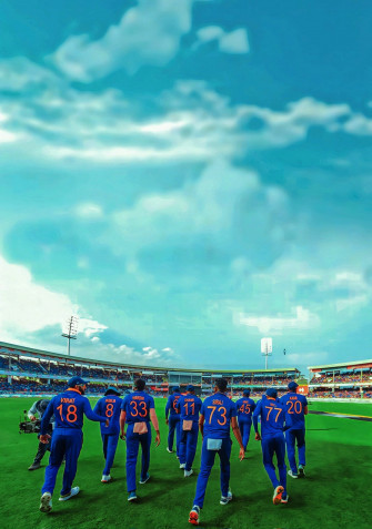 Indian Cricket Team HD Wallpaper