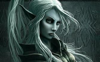 Elf Woman Wallpaper Stock Photos