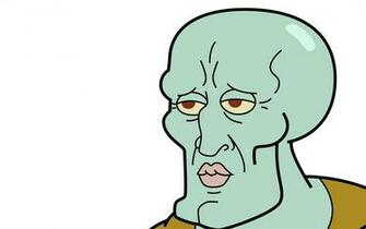 Handsome Squidward Wallpaper