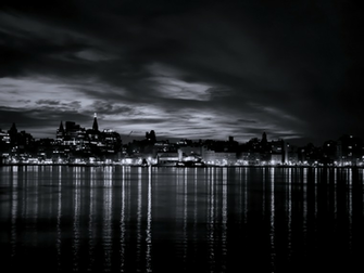 Black And White Wallpaper City HD Background