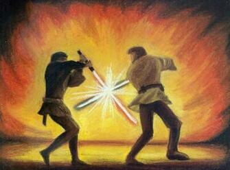 Obi Wan Vs Anakin By Beewee