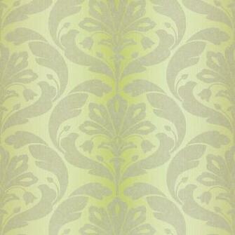 Yellow Damask Wallpaper