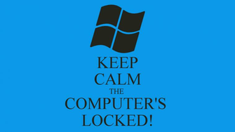 Keep Calm The Computer S Locked And Carry On Image
