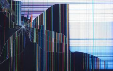 Wallpaper Monitor Texture Broken Cracked Tv