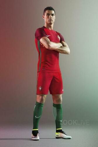Cristiano Ronaldo Presenting The Portugal Kit