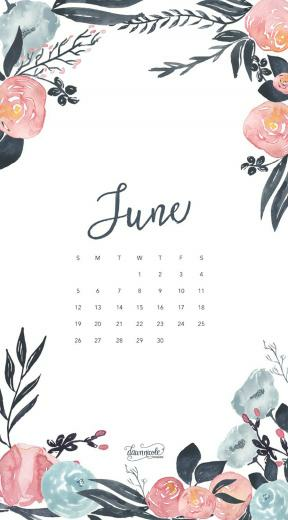 Wallpaper With June Calendar For Pc iPad And Smartphone