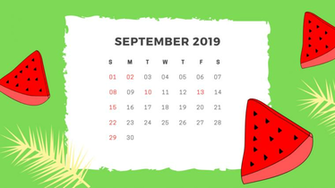 September Printable Calendar With Editable Notes