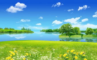Blue Sky Nature Wallpaper On
