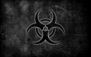 Red Toxic Wallpaper Biohazard Symbol