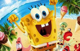 Wallpaper Cinema Beach Sky Sea Yellow Sand Cartoon Movie