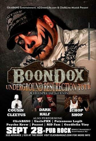 Boondox S Underground Resurrection Tour Scottsdale Az