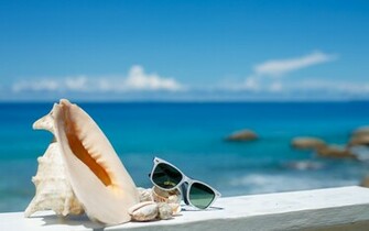Seaside Accessories Wallpaper