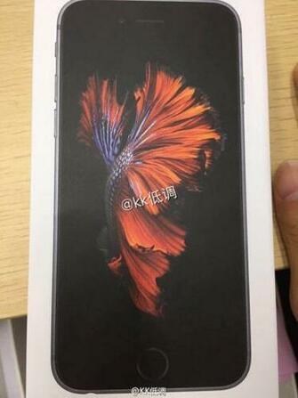 iPhone 6s Retail Packaging Leak