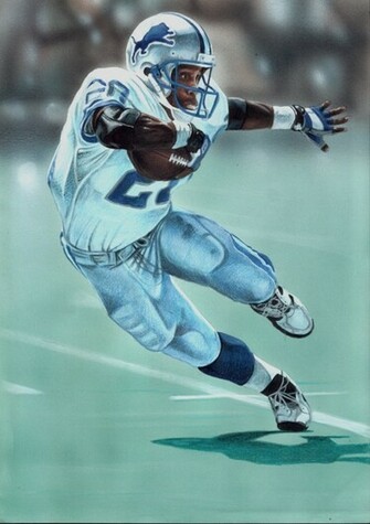Barry Sanders By Retrodan16