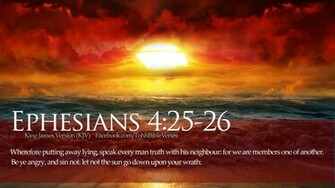 Ephesians Sin Not Wallpaper Background