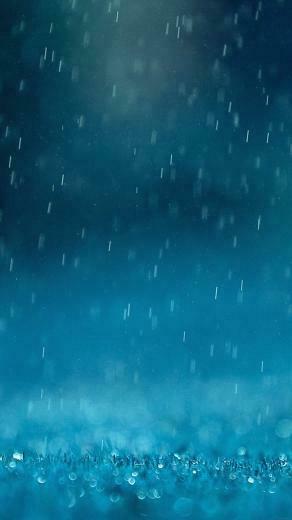 iPhone Plus Wallpaper Rain Pink Bokeh HD