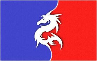 Red And White Blue Wallpaper