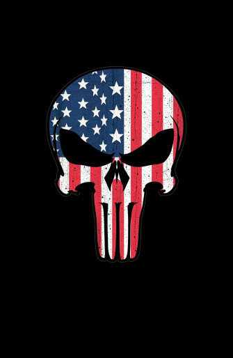 American Flag Punisher Skull Wallpaper