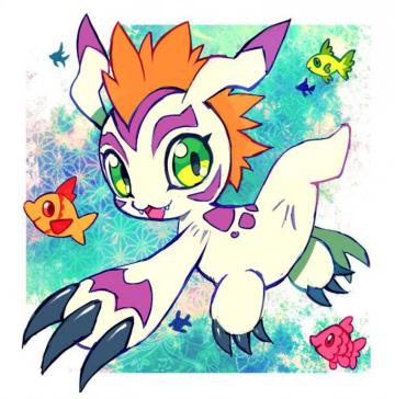 Chibi Gomamon By Extyrannomon Digimon Wallpaper Digital