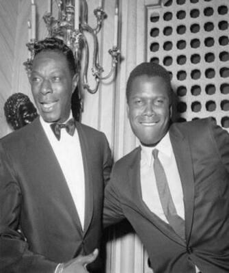 Nat King Cole Image And Sidney Poitier HD Wallpaper