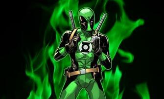 Green Lantern Dc Comics Superhero Deadpool Wallpaper