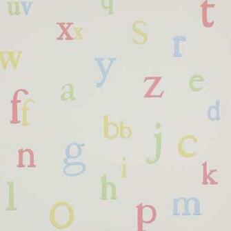 Jane Churchill Alphabet Beatrix Potter Wallpaper Multi