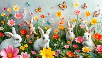 Cute Bunnies Wallpaper