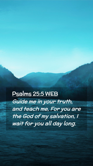 Psalms Web Mobile Phone Wallpaper Guide Me In Your Truth