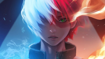 Shoto Todoroki My Hero Academia 4k Wallpaper