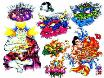 Cool Tattoo Background Wallpaper