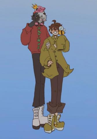 Bee Duo Their Son Michael And Scruffs R Tubbo