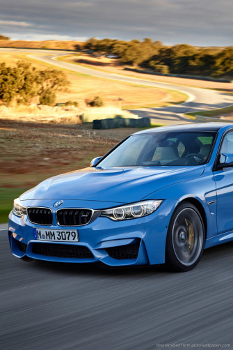 Bmw M3 iPhone Wallpaper On A Track For