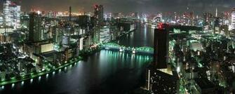 Tokyo Panorama Dual Monitor Wallpaper HD