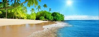 Dual Monitor Beach Wallpaper At Wallpaperbro