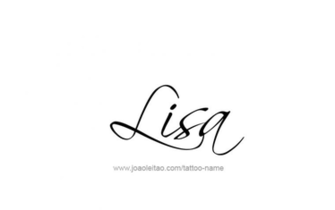 Lisa Name Tattoo Design Hot Girls Wallpaper