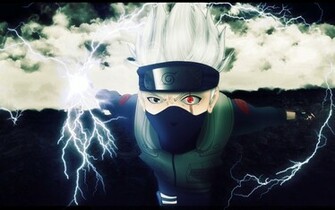 Naruto Shippuden Sharingan Anime Kakashi Hatake Chidori Wallpaper