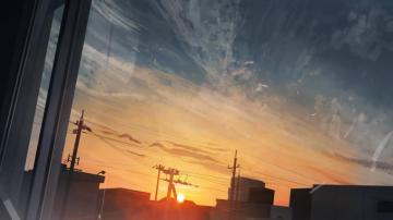 Skyline Fantasy Sky 4k Horizontal Landscape Anime