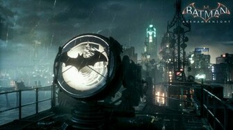 Batman Arkham Knight Wallpaper Bat Signal By Minionmask On