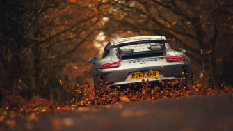 Car Porsche Gt3 Silver
