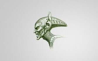 Wallpaper Green Goblin Light Background Smile Villain