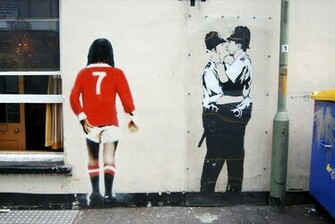 Graffiti Banksy Street Art Wallpaper High Quality