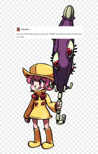 Skullgirls Filia Parasoul Valentine Double Cerebella