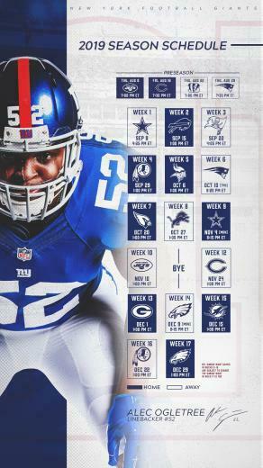 Giants Schedule New York