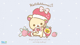 Korilakkuma Wallpaper Sweetie Cutie And Lovely Strawberry